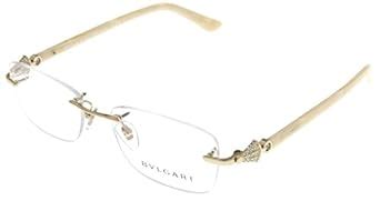 bvlgari rimless glasses frames